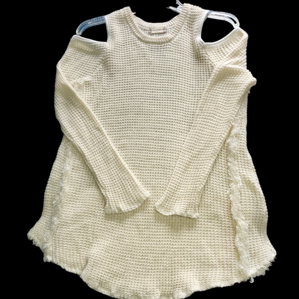 Alter'd State Open Shoulder Knit Top